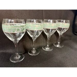 Pfaltzgraff French Quarter All Purpose 18 Oz Goblets Stem Discont'd